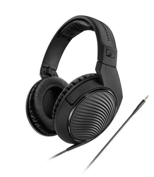 Sennheiser HD 200 PRO over-ear h&ouml;rlurar med 6,3 mm adapter, svart