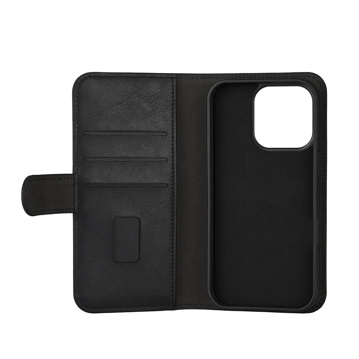 GEAR Wallet MagSeries, iPhone 16 Pro - 2-in-1 lompakkokotelo, Musta