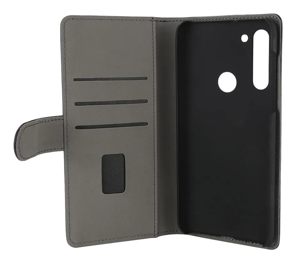 GEAR Wallet, Moto G8 -lompakkokotelo, Musta