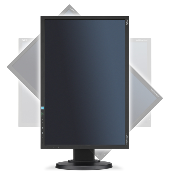 NEC 22" MultiSync E223W, 1680x1050px, TN - sk&auml;rm, Svart