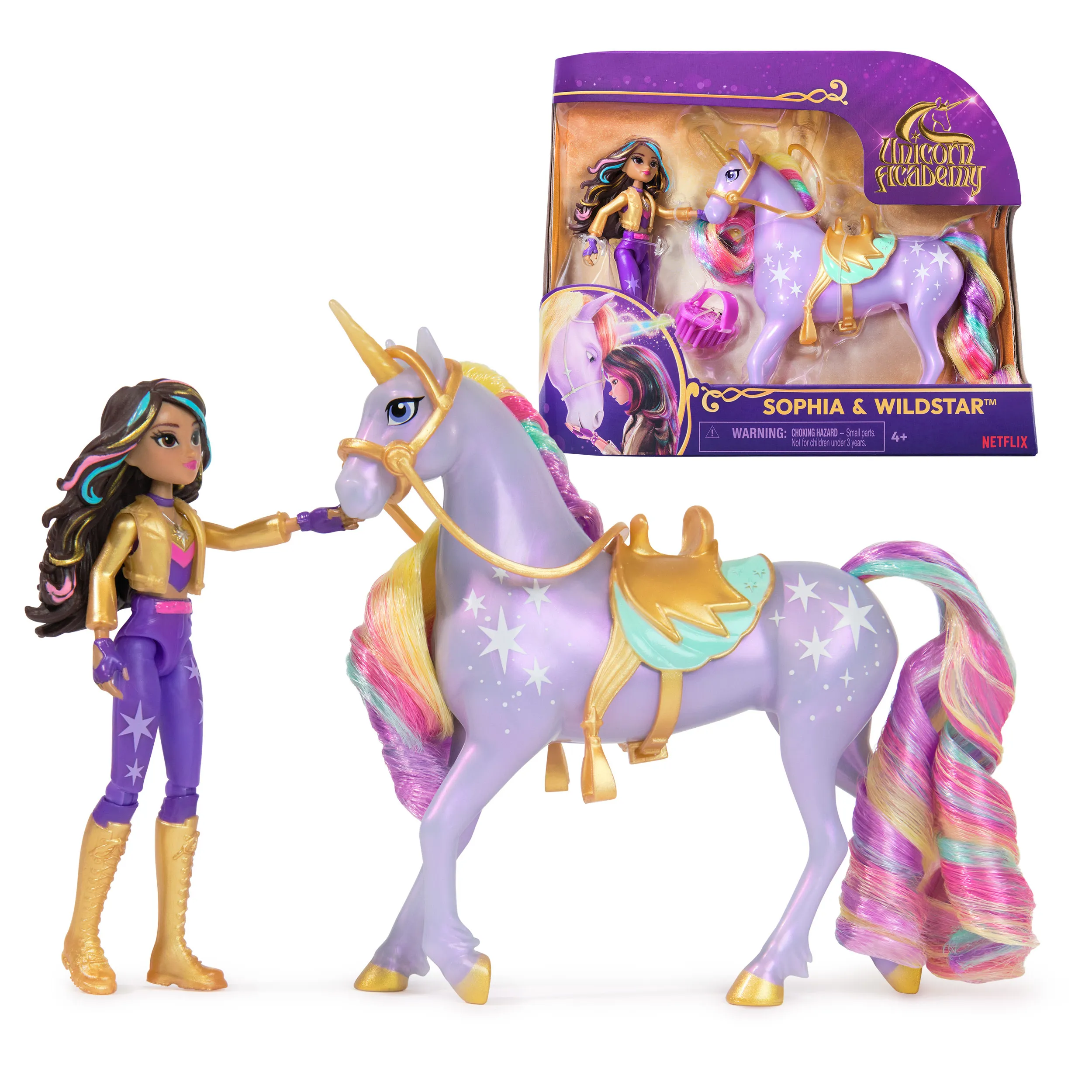Spin Master Unicorn Academy - Sophia and Unicorn Wildstar Set, toy figure
