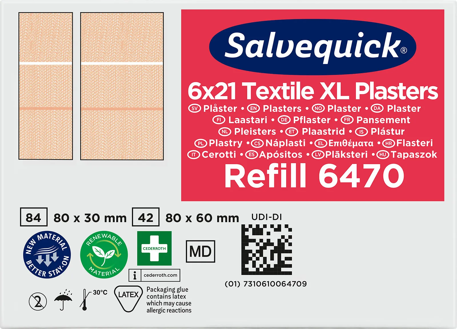 Salvequick iso kangaslaastari