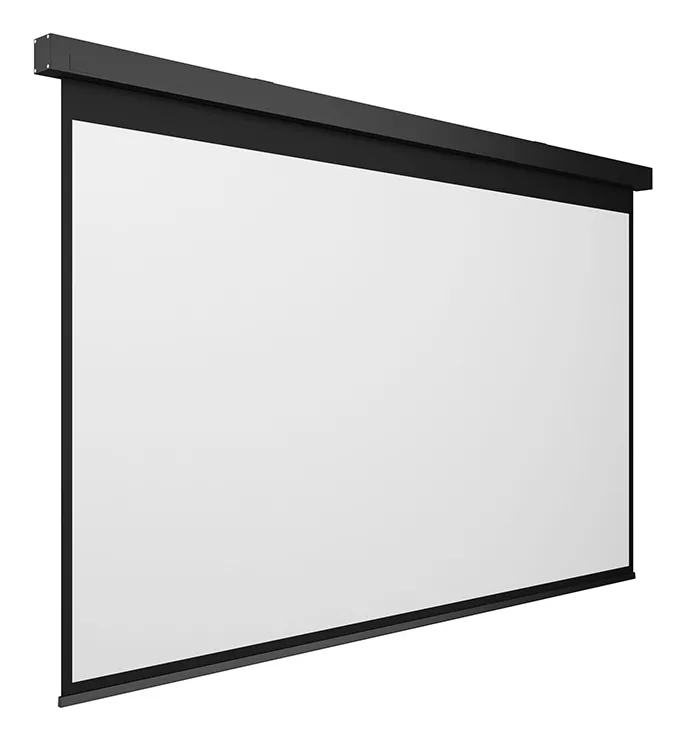 Multibrackets M Motorized Projection Screen Black Edition - Heijastusnäyttö - kattoon asennettava - moottoroitu - 108 tuuma (274 cm) - 16:9 - Matte White - must