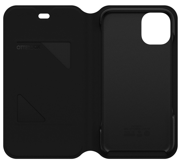 OtterBox Strada Via, iPhone 11 - Wallet Case, Black