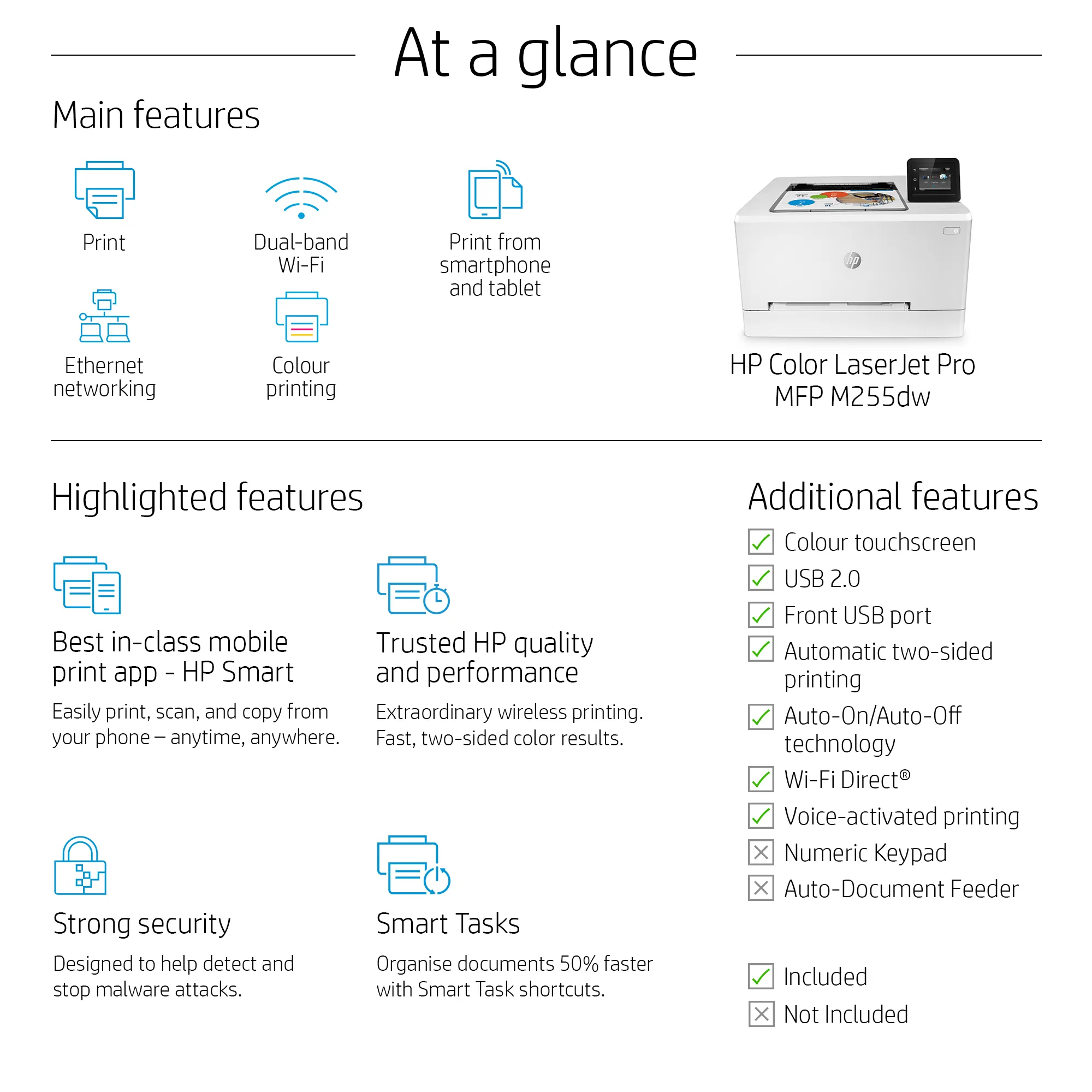 Hp Color LaserJet Pro M255 dw