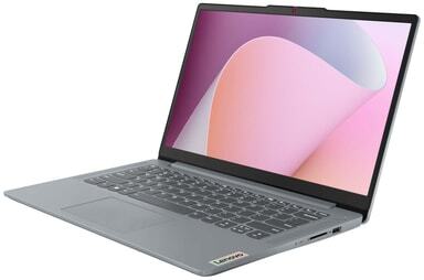 Lenovo IdeaPad Slim 3 14" Ryzen 3 7320U, 8 GB, 128 GB, Win 11 - b&auml;rbar dator, arktiskt gr&aring;