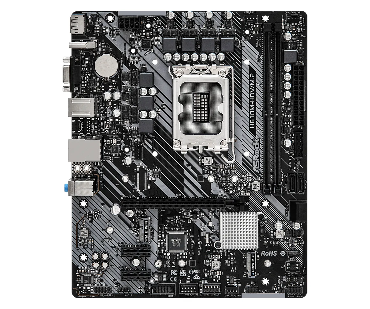 ASRock H610M-HDV/M.2 mATX - moderkort