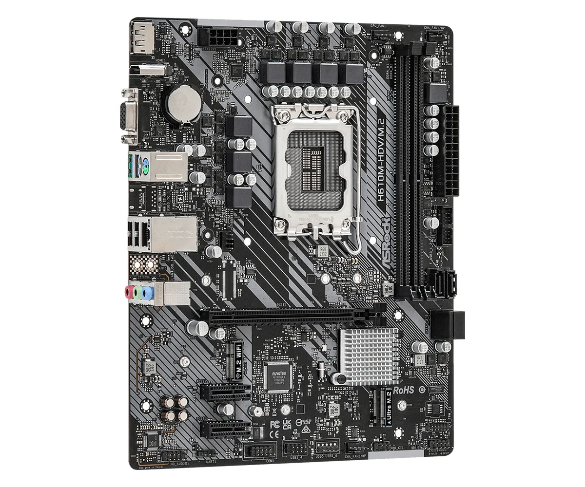 ASRock H610M-HDV/M.2 mATX - moderkort