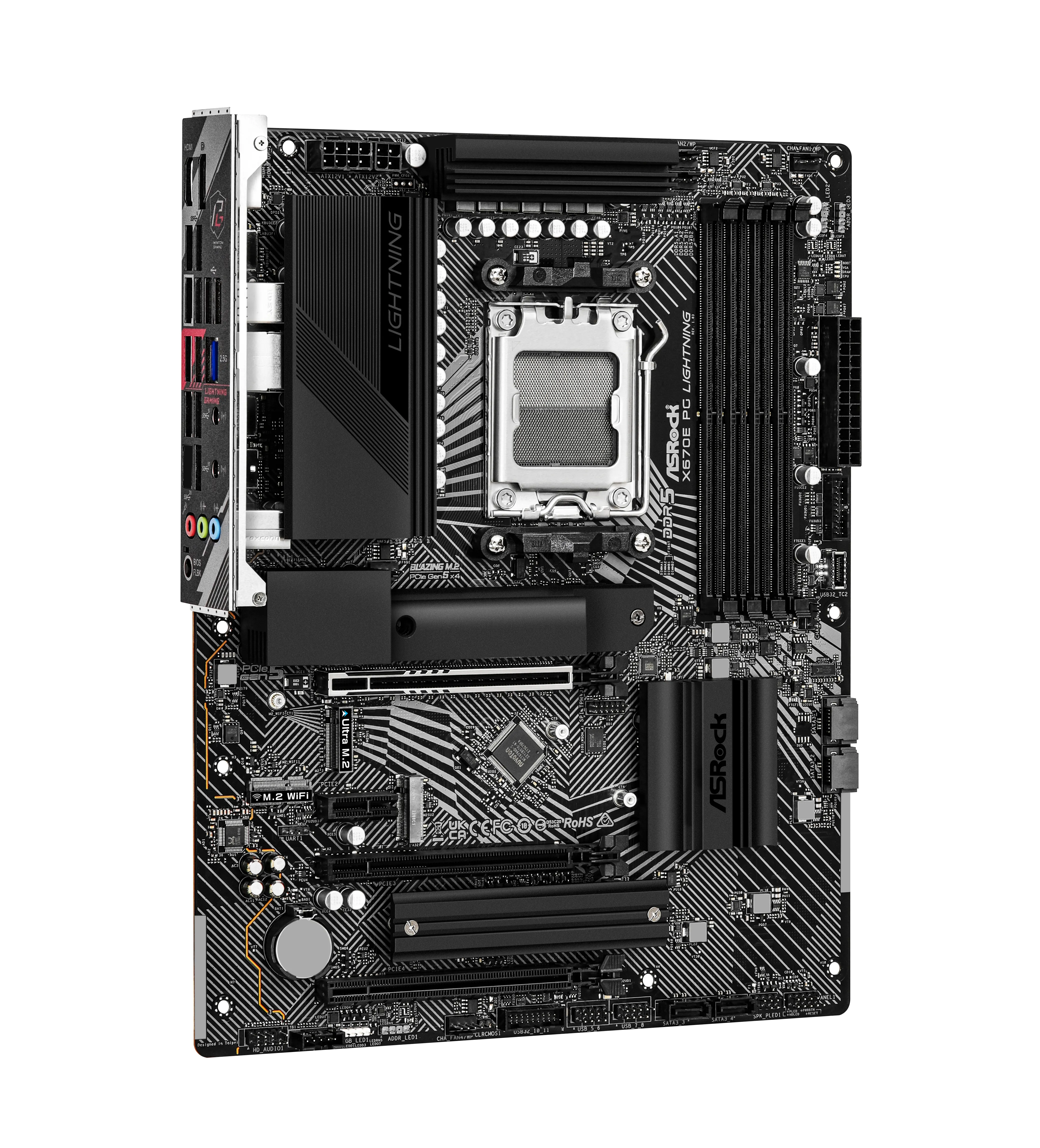 ASRock X670E PG LIGHTNING ATX - motherboard