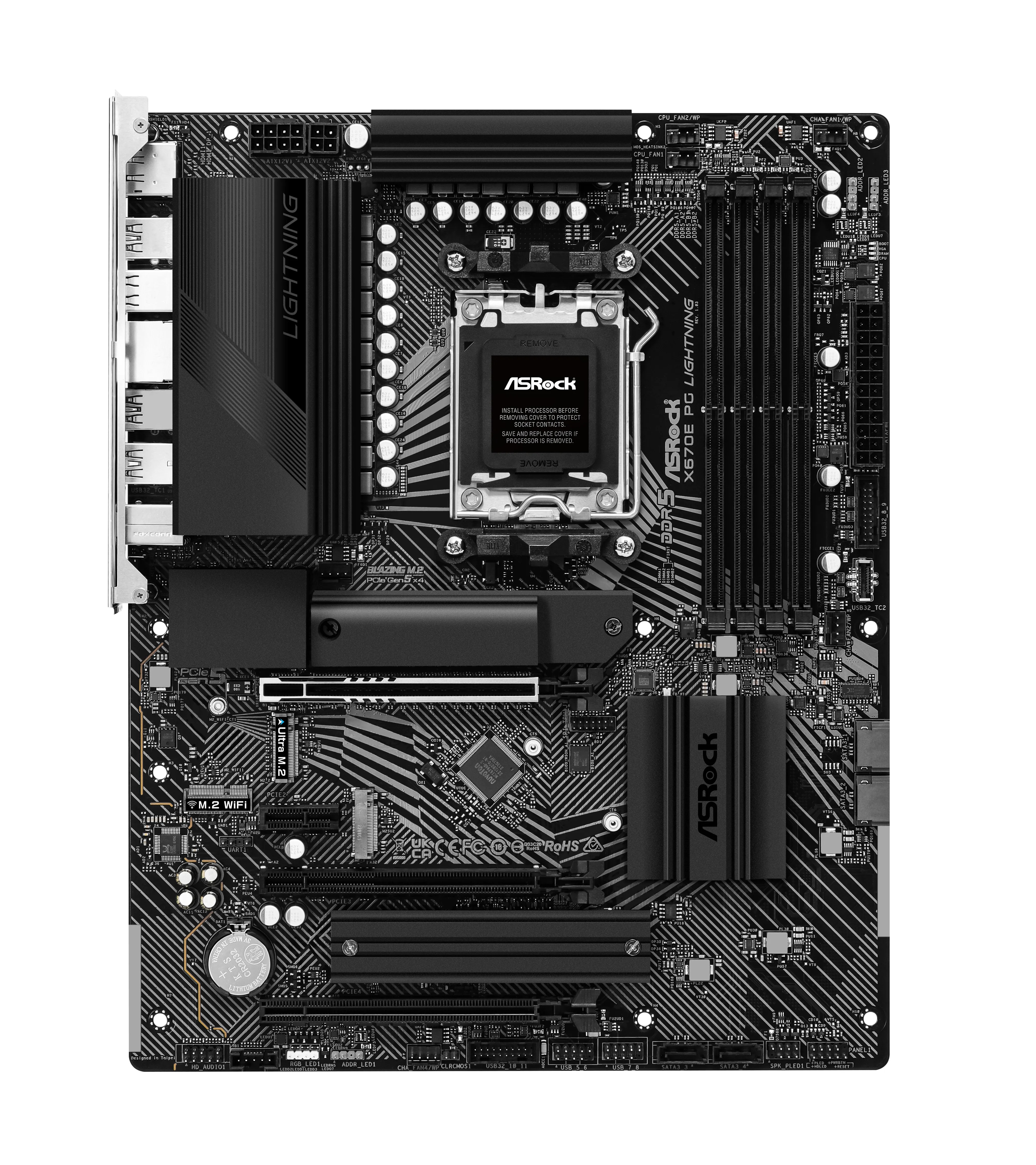 ASRock X670E PG LIGHTNING ATX - motherboard