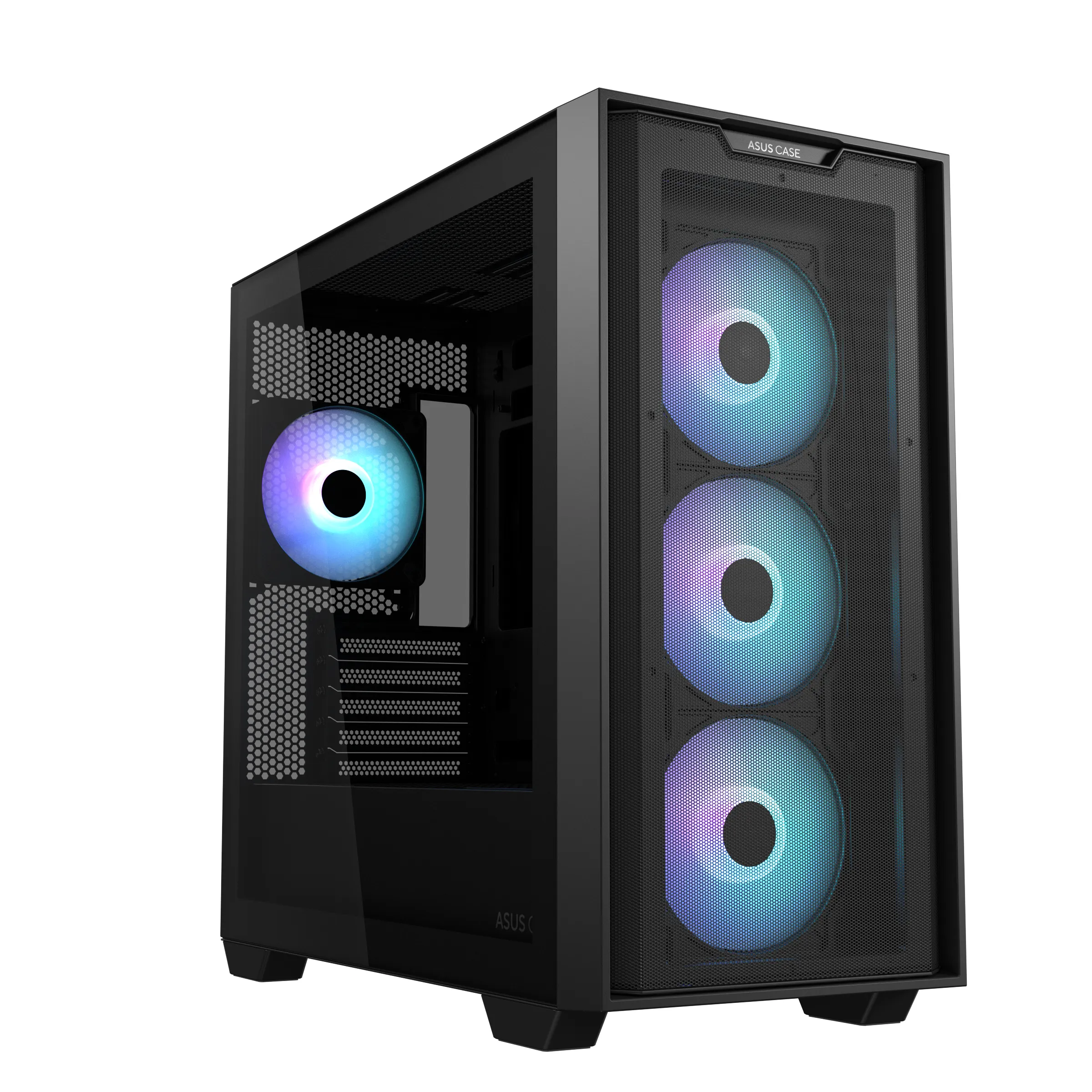 Asus A21 Plus TG ARGB - mATX case, white