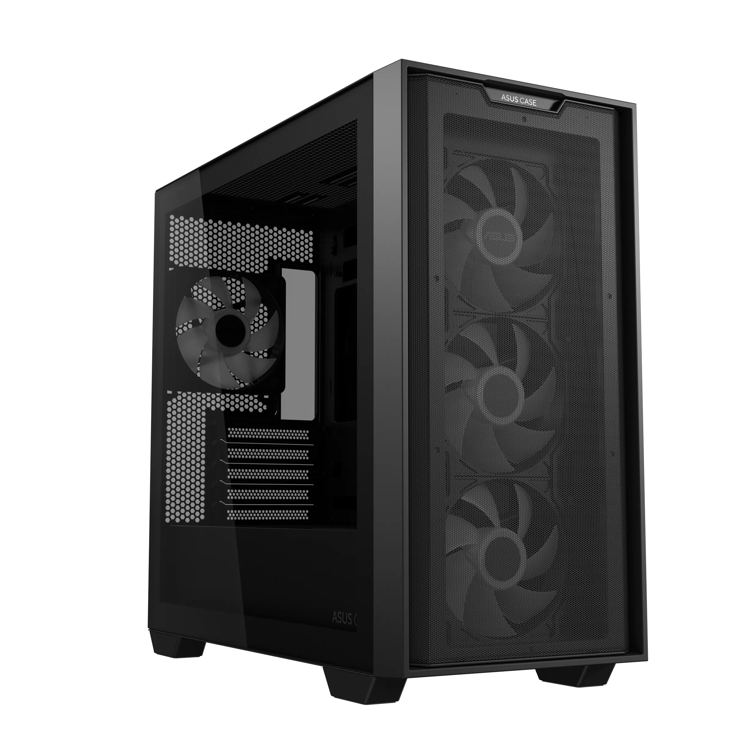 Asus A21 Plus TG ARGB - mATX case, white