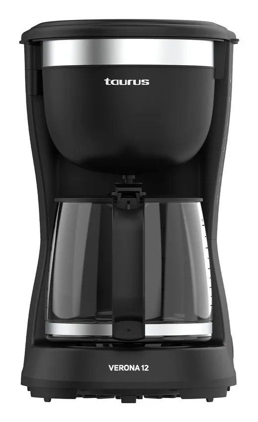 Taurus Verona Inox - coffee maker, black, 12 cups
