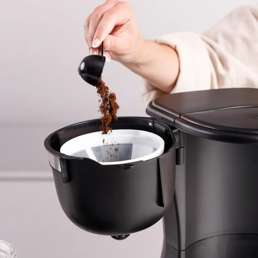 Taurus Verona Inox - coffee maker, black, 12 cups