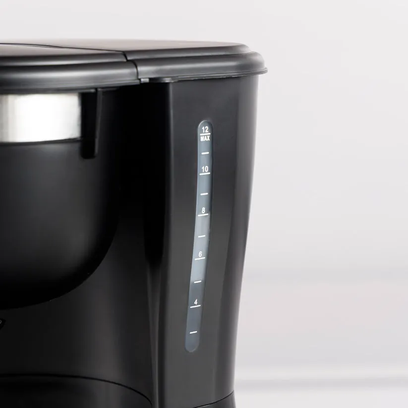 Taurus Verona Inox - coffee maker, black, 12 cups