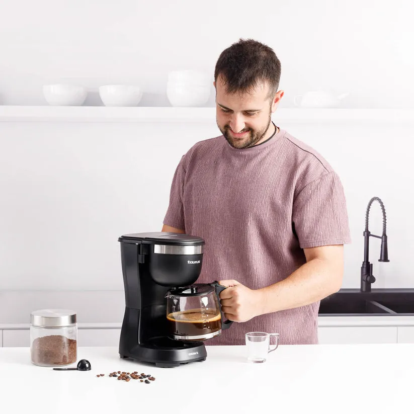 Taurus Verona Inox - coffee maker, black, 12 cups