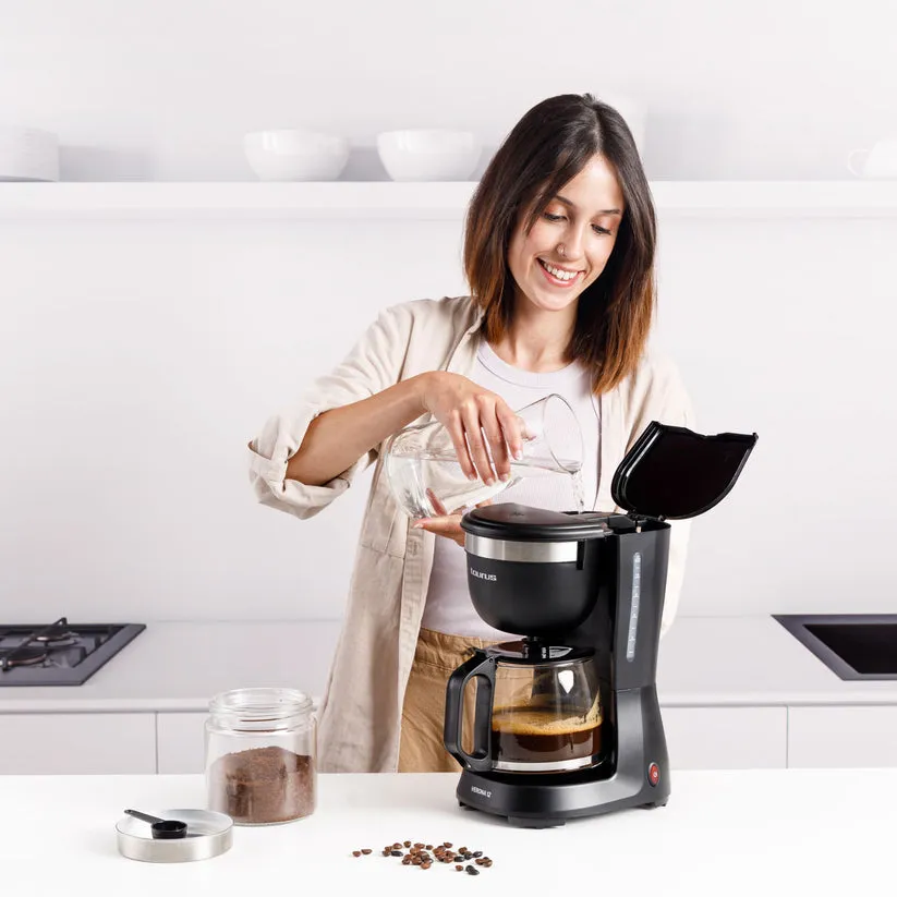 Taurus Verona Inox - coffee maker, black, 12 cups