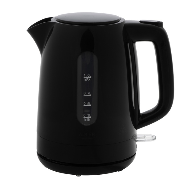 ADLER AD 1380B kettle, 1.0L, 2200W, Black