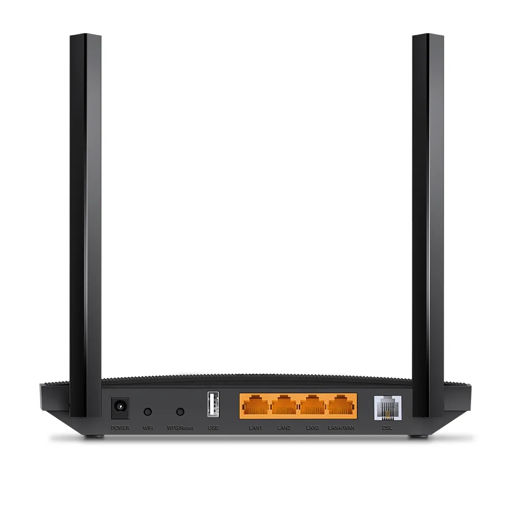 TP LINK AC1200 V3 Wireless VDSL/ADSL Modem Router Broadcom CPU 802.11ac/a/n/g/b 867Mbps at 5GHz + 300Mbps at 2.4GHz