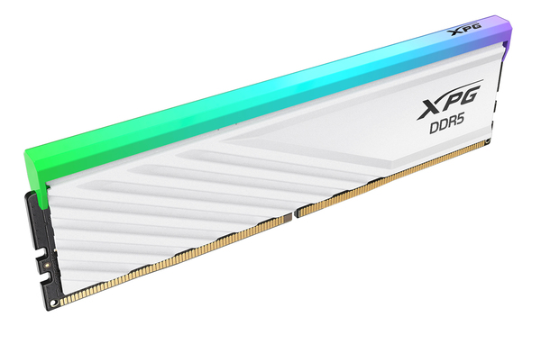 ADATA DDR5 - 32GB - 6000 - CL - 30 (2x 16 GB) dual kit, RAM (white, AX5U6000C3016G-DTLABRWH, XPG Lancer Blade RGB, INTEL XMP, AMD EXPO)
