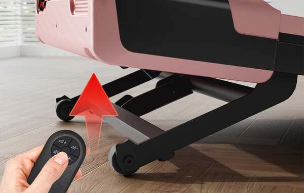 DEERRUN Z10 Electric Walking Pad Treadmill, Pink