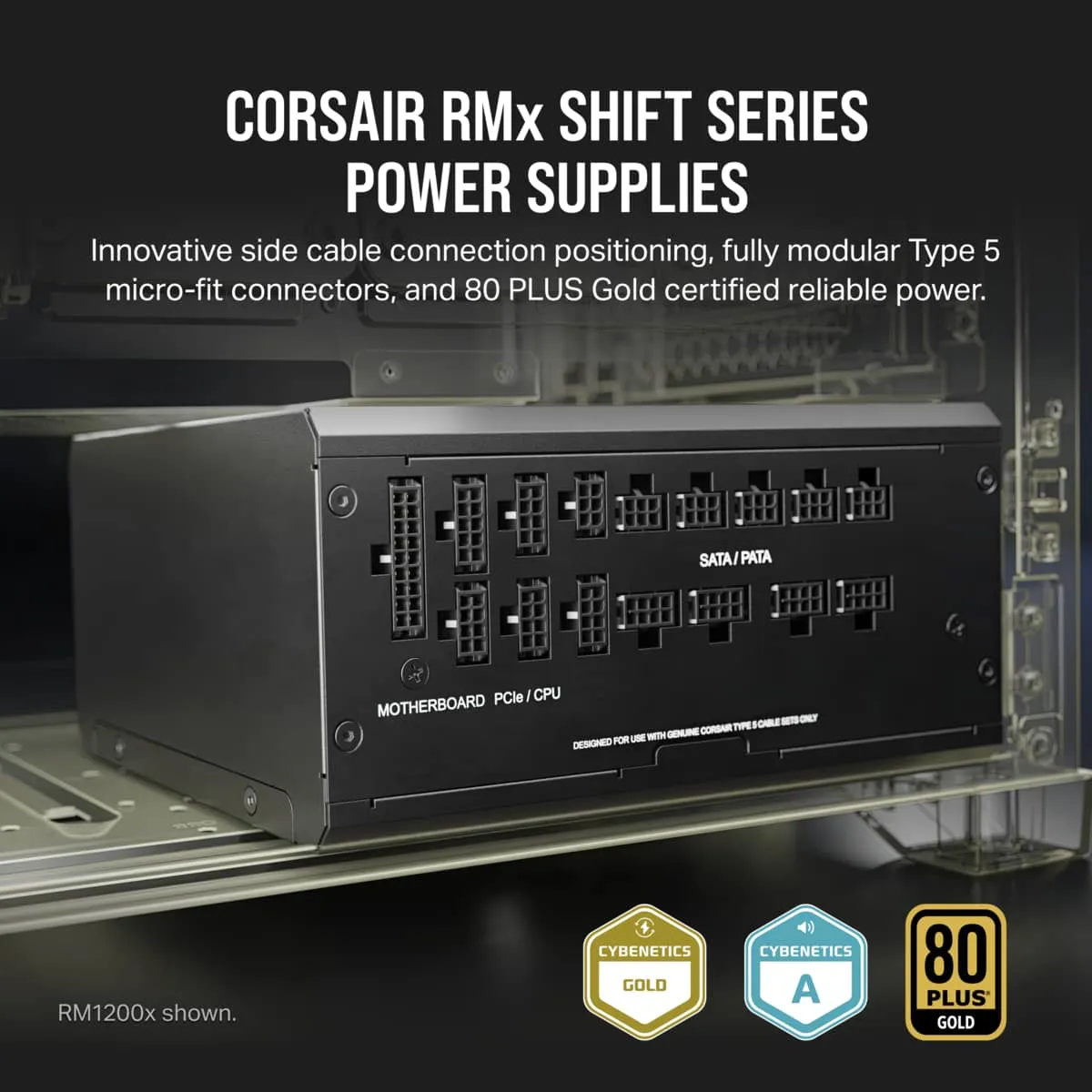 Corsair RM850x Shift 850W - PSU, 80 Plus Gold