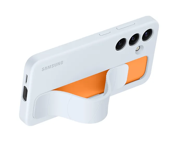 Samsung Galaxy S24 Standing Grip -suojakuori, Vaaleansininen