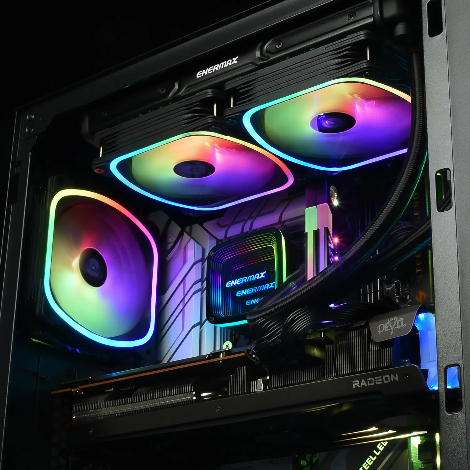 Enermax Aquafusion ADV 240mm, water cooling (black)
