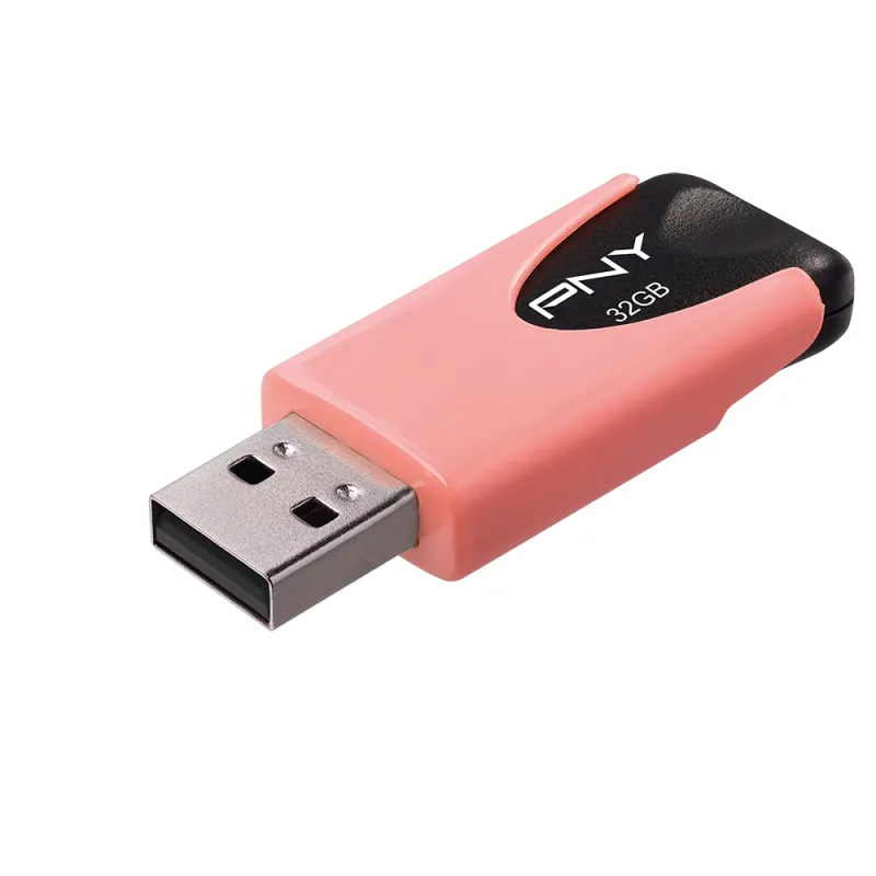 PNY 32GB Attache 4 USB 2.0 - memory stick, Pink