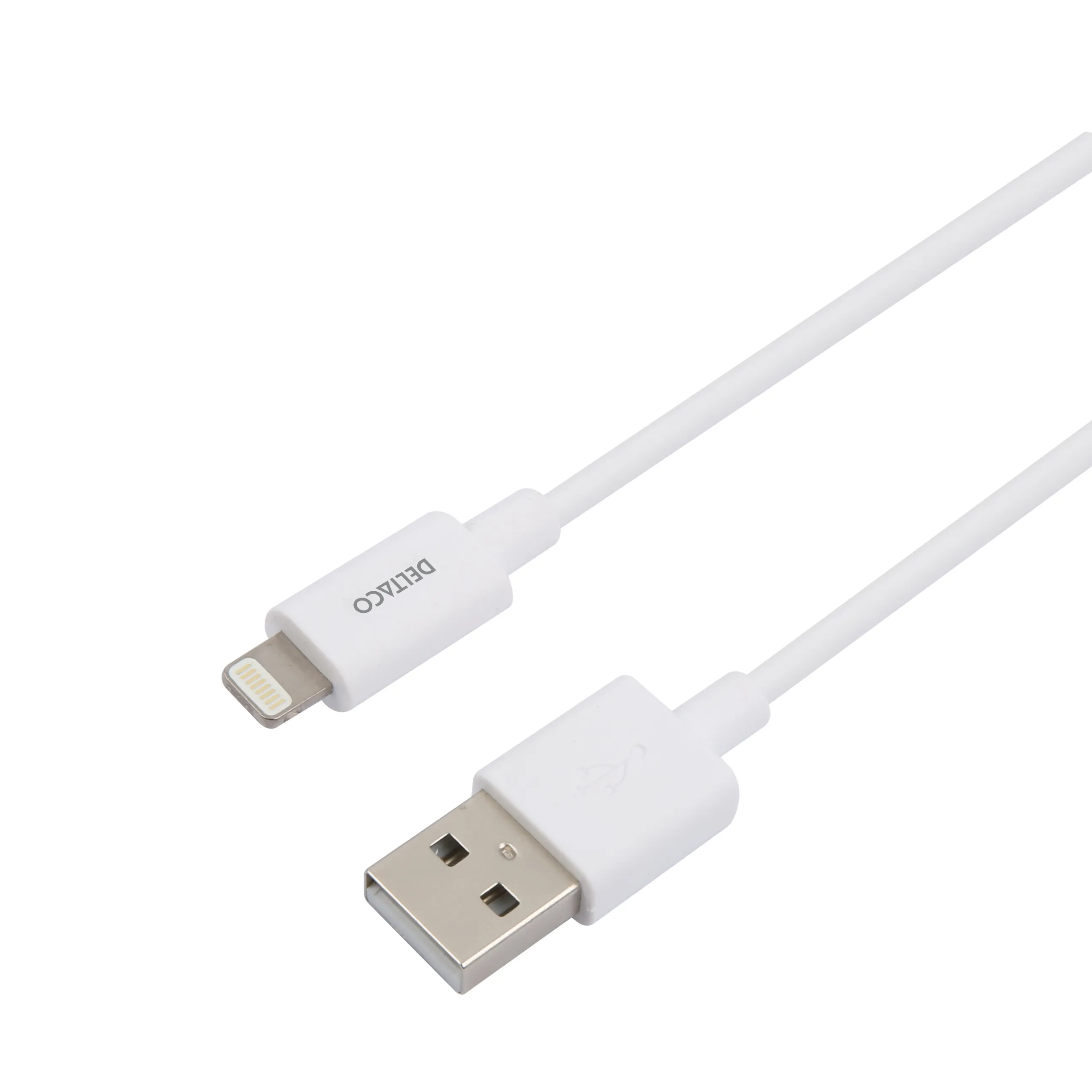 DELTACO USB A - Lightning cable, 10 pcs, MFi, 1 m, refill for display