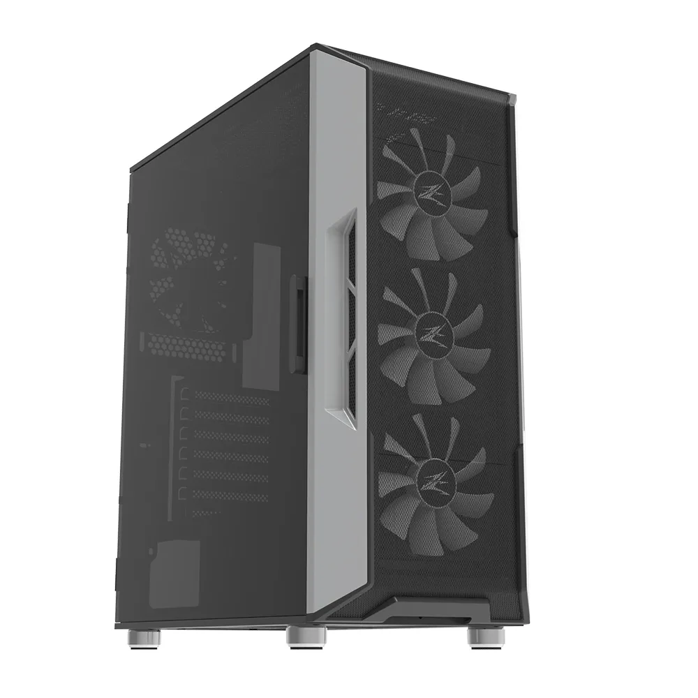 Zalman I3 Neo, 4 RGB fans - midi case with window, Black