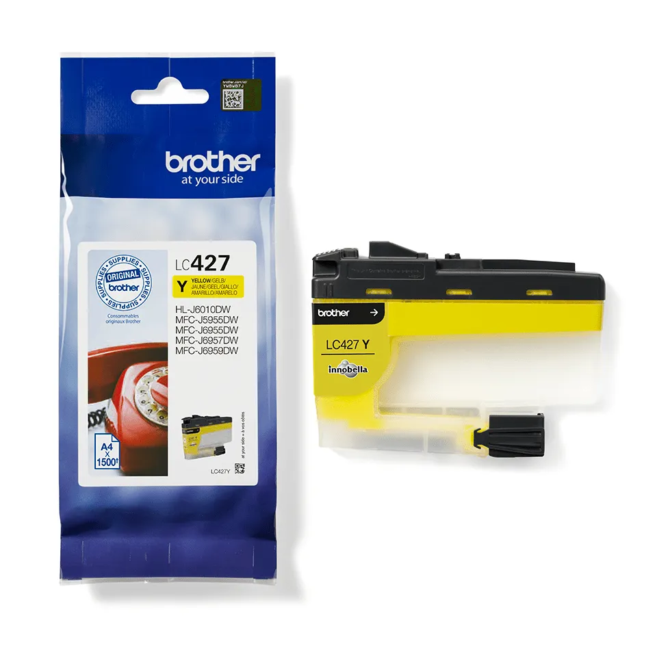 Brother LC427Y ink cartridge, Yellow