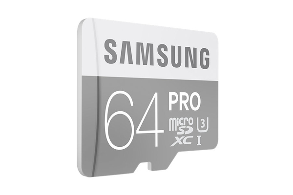 Samsung Micro SD card 64GB PRO R90/W80, Class10, USH-I
