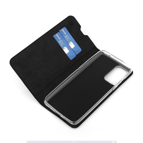 Wave Book Case, OnePlus Nord 2 5G - case, Black