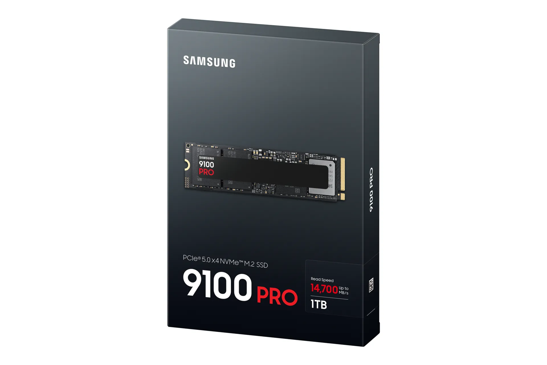 Samsung 9100 PRO 1 Tt M.2 PCIe 5.0 x4 NVMe -SSD-levy, musta