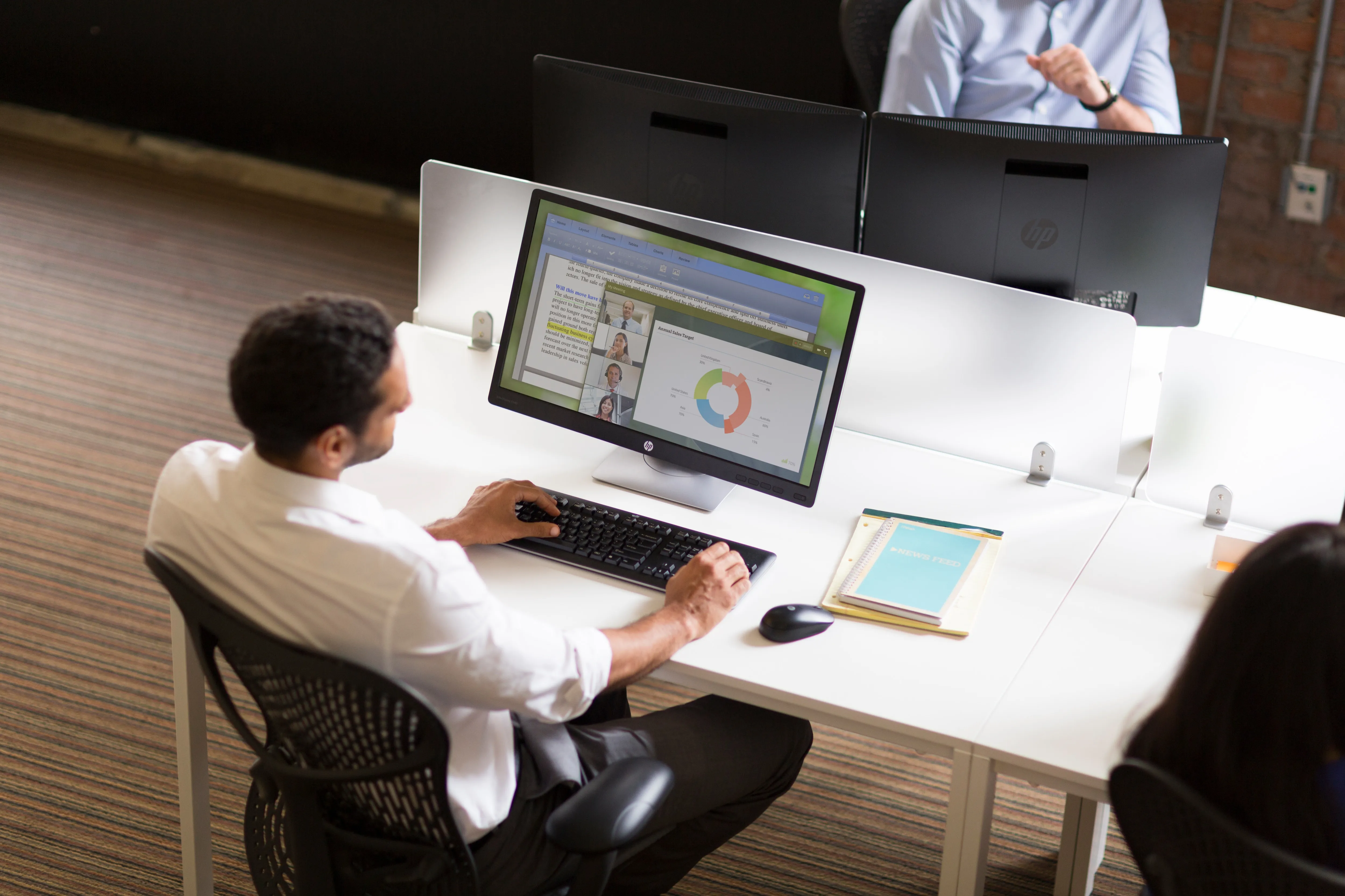 HP 24" ProDisplay P240va, Full HD, VA - monitor