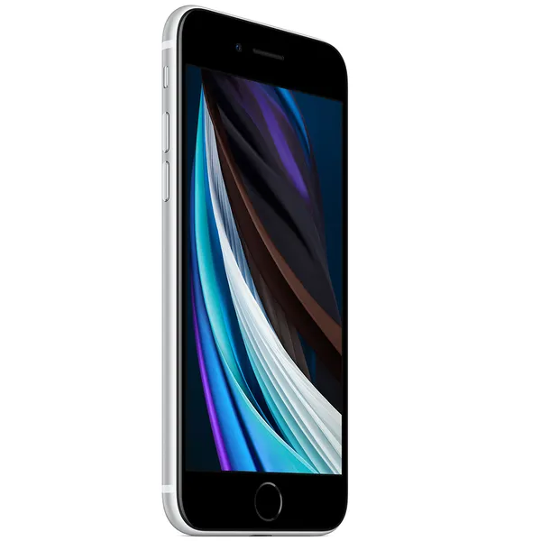 Renoverad iPhone SE (2020) 64 GB - mobiltelefon, Vit (Utmärkt skick)