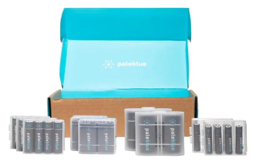 Pale Blue Home Conversion Kit 4x9V/4xD/12xAA/12xAAA