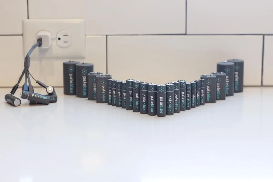 Pale Blue Home Conversion Kit 4x9V/4xD/12xAA/12xAAA