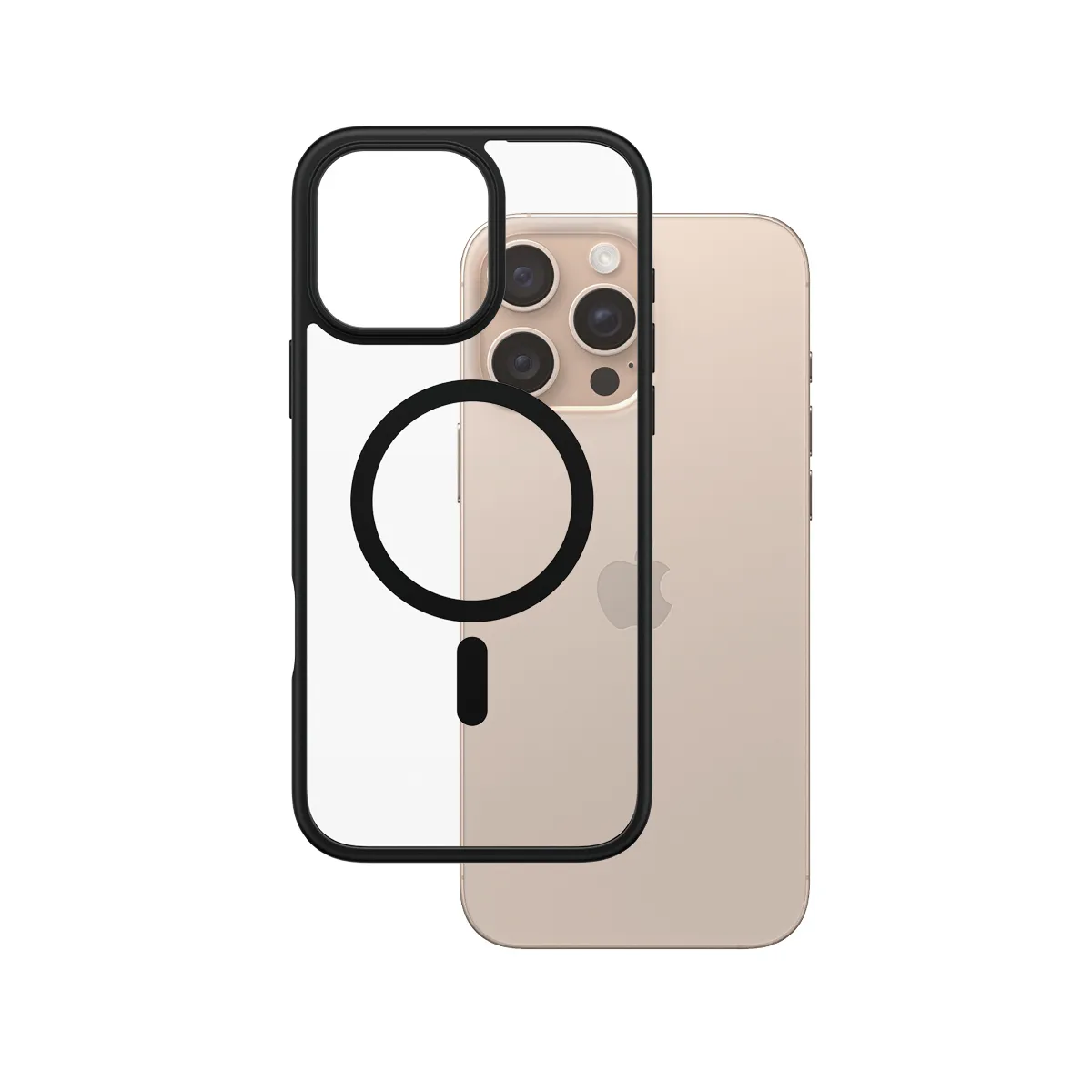 PanzerGlass iPhone 16 Pro HardCase MagSafe skal, Svart