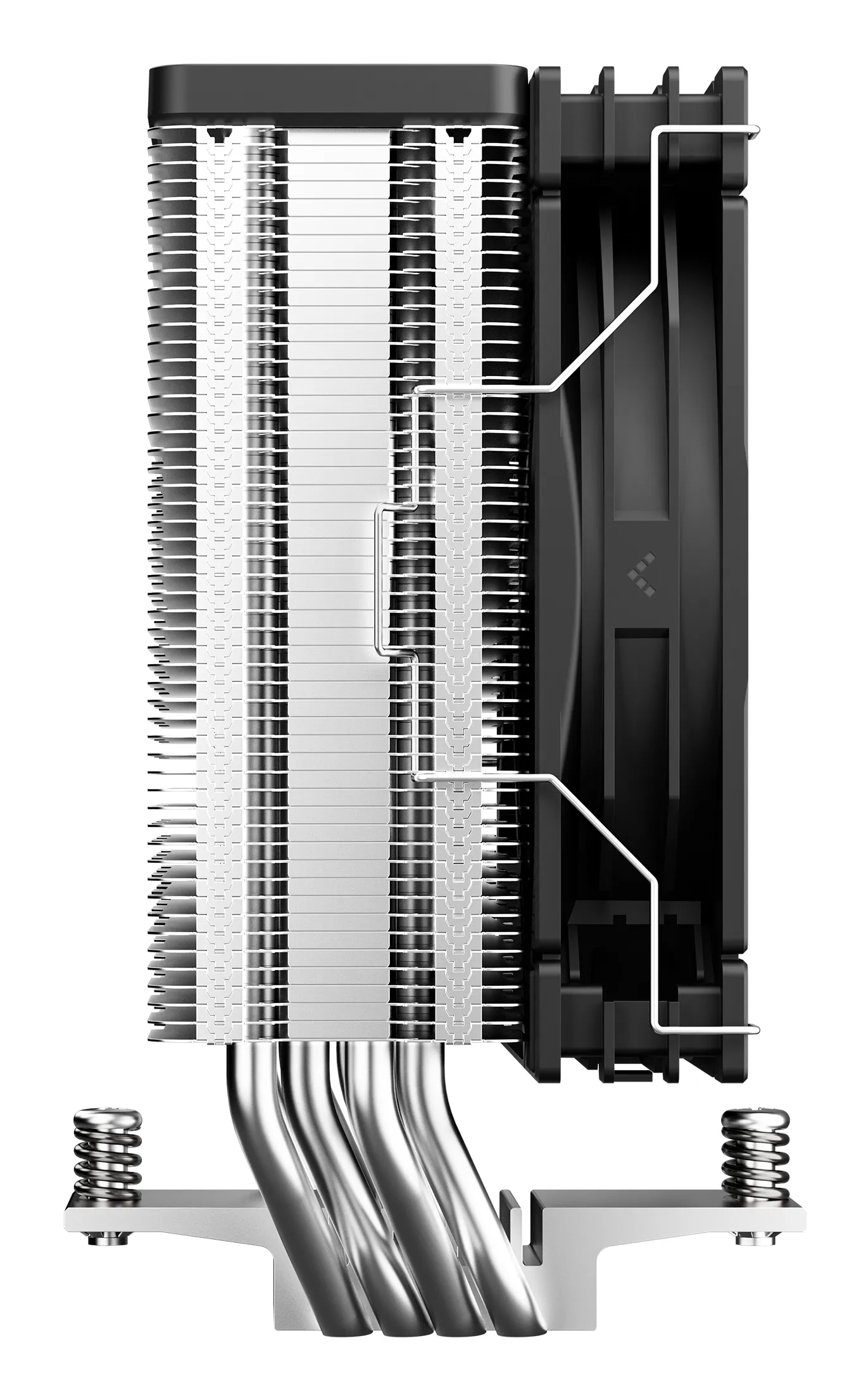 DeepCool AG400 G2 Processor Air Cooler - Black - 120 mm - 4 Heat Pipes