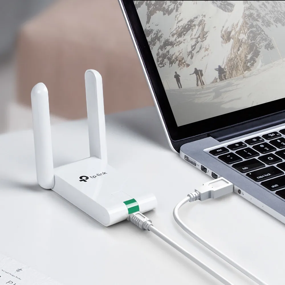 TP-LINK Trådlöst nätverkskort 300Mbps USB 802.11n, 2x3dBi