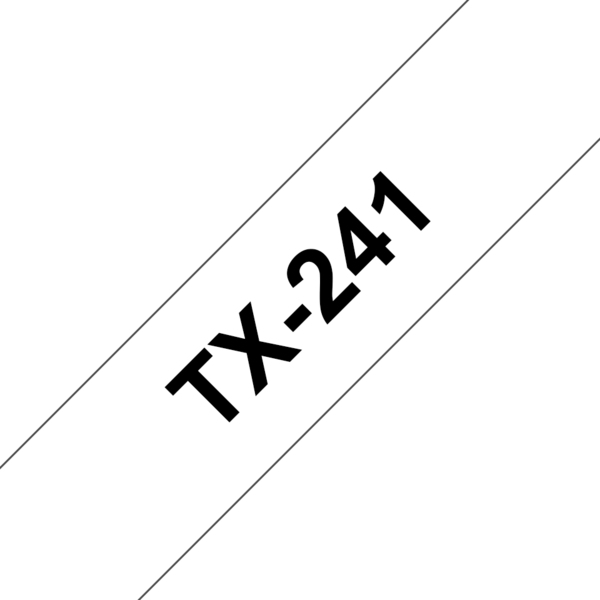 Brother TX tape 18mmx15m black/white