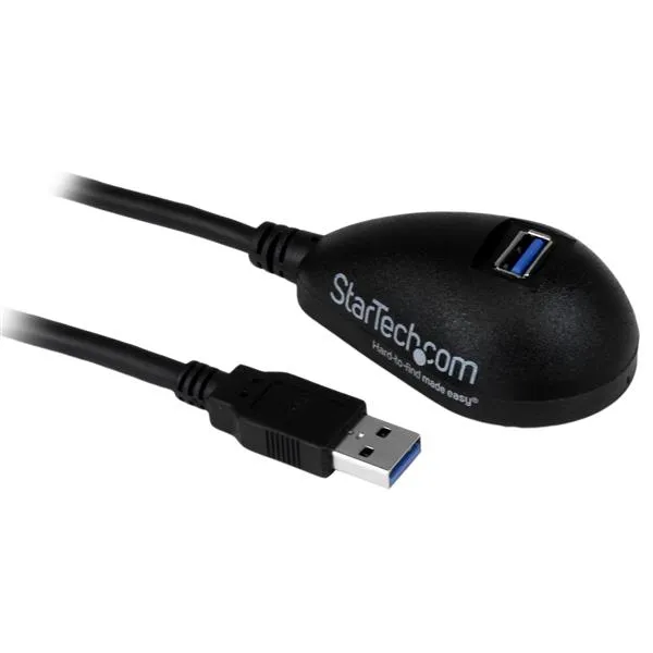 Startech Desktop USB-A - extension cable, 1.5 m, Black
