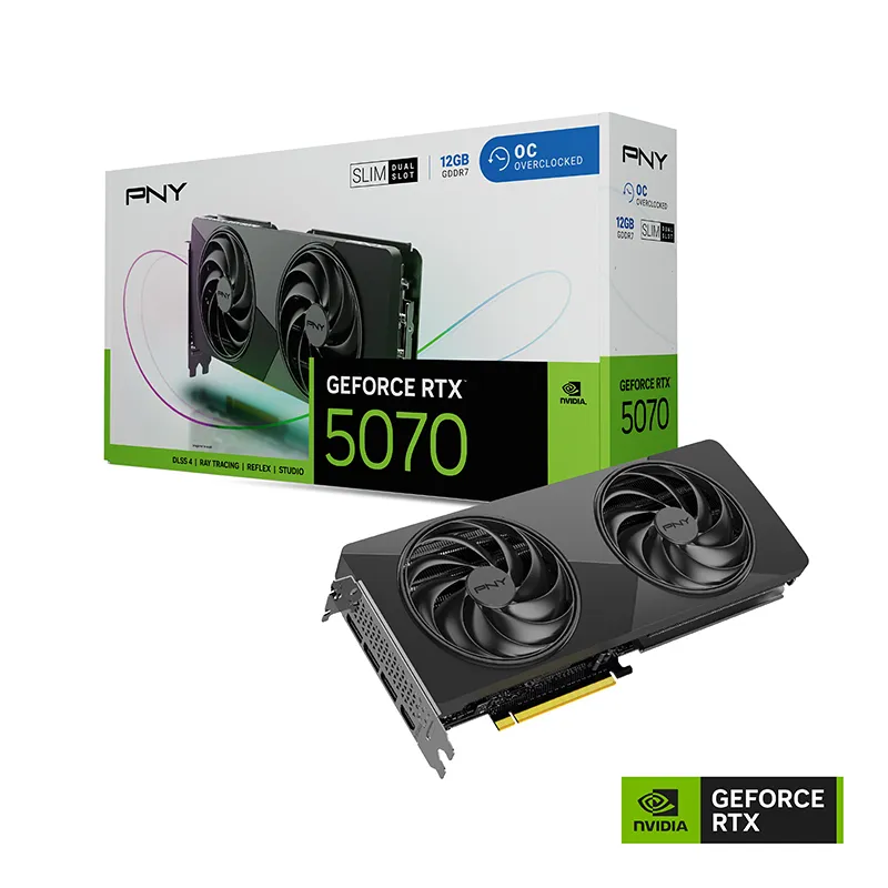 PNY GeForce RTX 5070 Slim OC 12 GB grafikkort