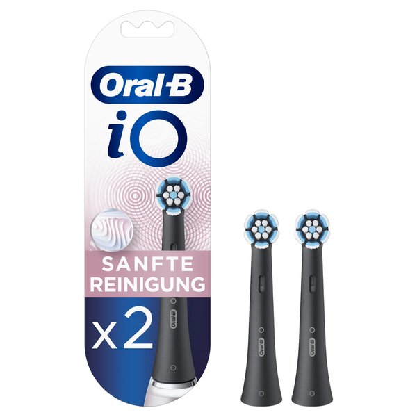 Oral-B iO Gentle Black Vaihtoharja, 2 Kpl/pkt.