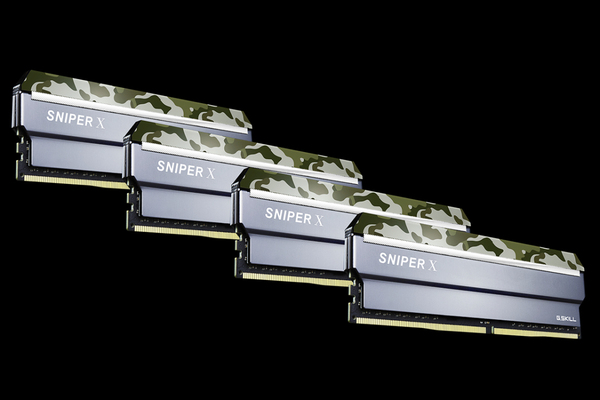 G.SKILL Sniper X 32GB (2 x 16GB) DDR4 3000 MHz, CL16 Memory, Camouflage (XMP)