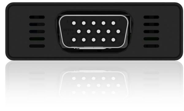 J5 Create JUH410, USB 3.0 - VGA-sovitin, sis.rak 3-portinen hubi, m