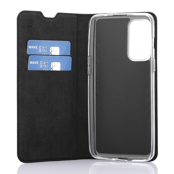 Wave Book Case, OnePlus Nord 2 5G - case, Black