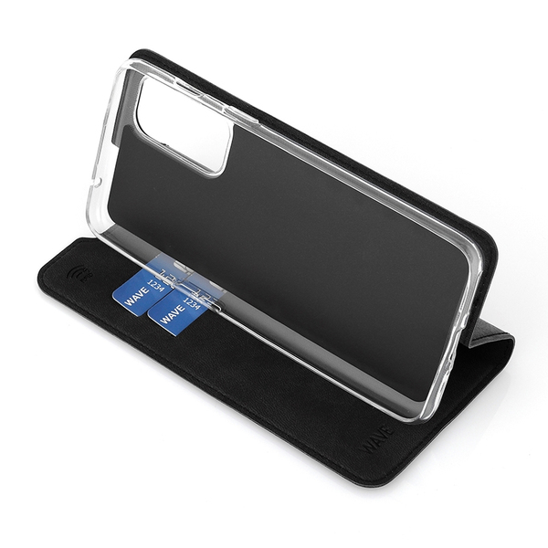 Wave Book Case, OnePlus Nord 2 5G - case, Black